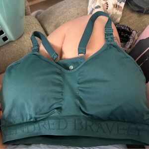 Kindred Braverly Sublime Hands-Free Pumping & Nursing Sports Bra Size L Busty